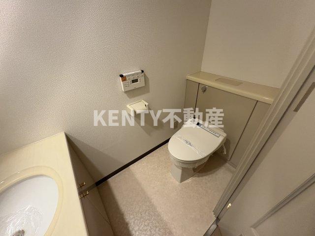 トイレ　ゆったりとした空間のトイレです