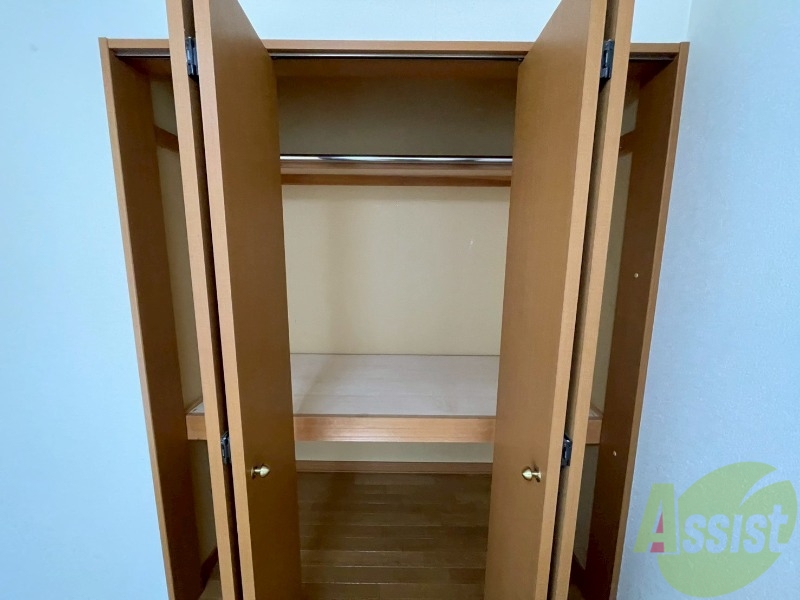 収納　クローゼットがありました。お洋服や荷物はここへ