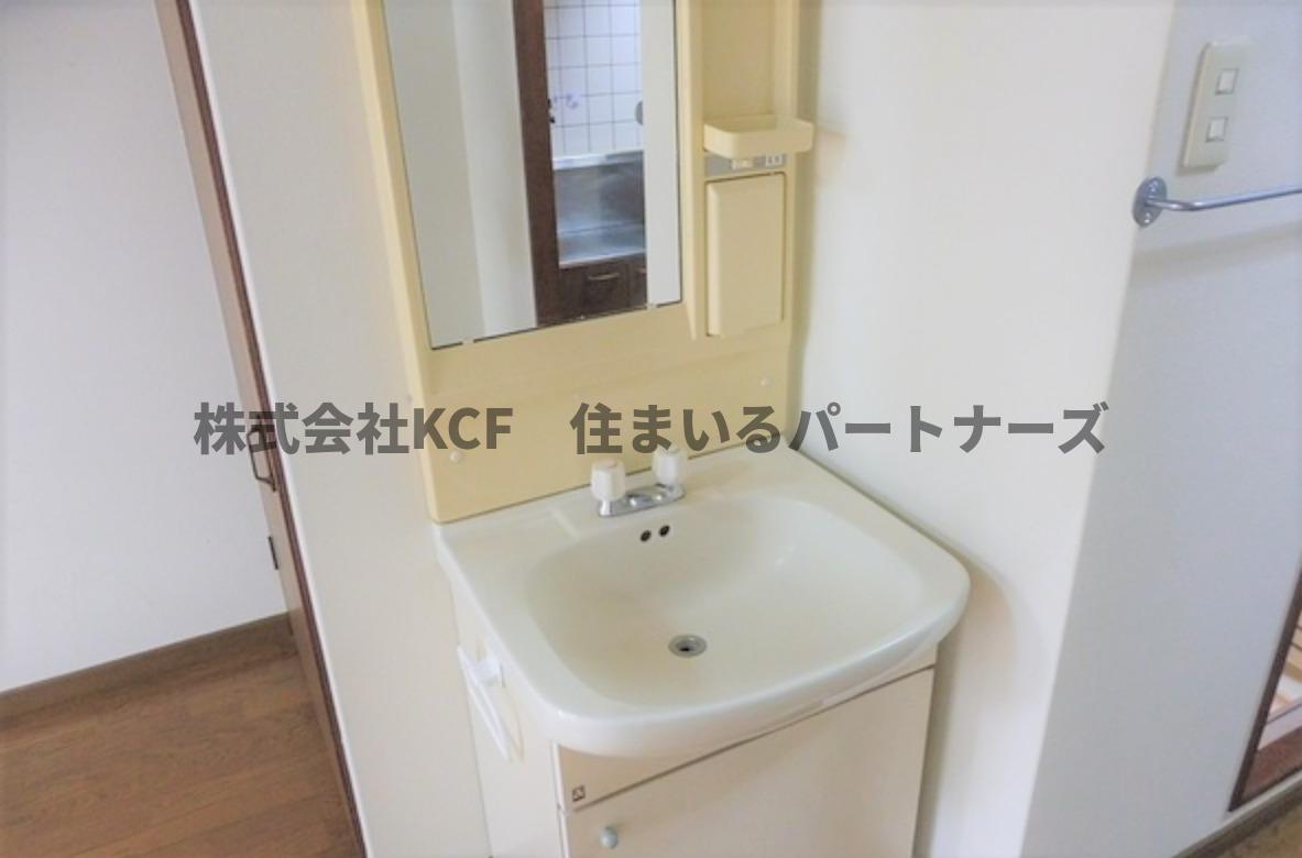 洗面設備　使いやすい洗面所です