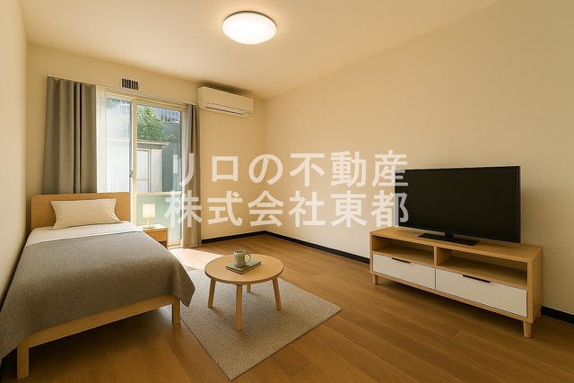 居室・リビング　※こちらの家具はＣＧです。家具付きではございません。