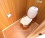 トイレ　清潔感のあるトイレです。
