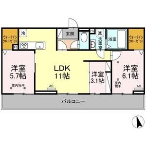 二子山パークヴィラの間取り