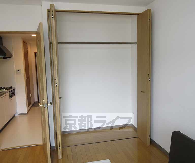 収納　荷物の多い方もしっかりと片付けられます。