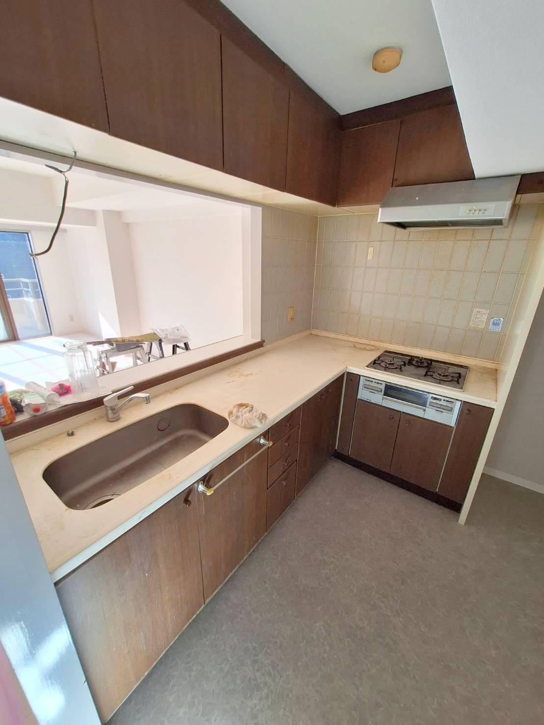 キッチン　リフォーム中