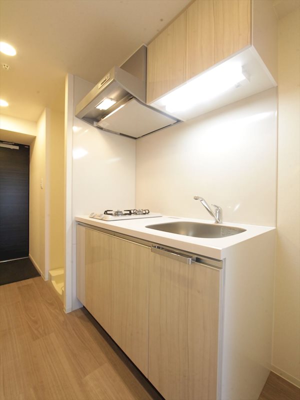 キッチン　システムキッチン（ガス2口コンロ付）