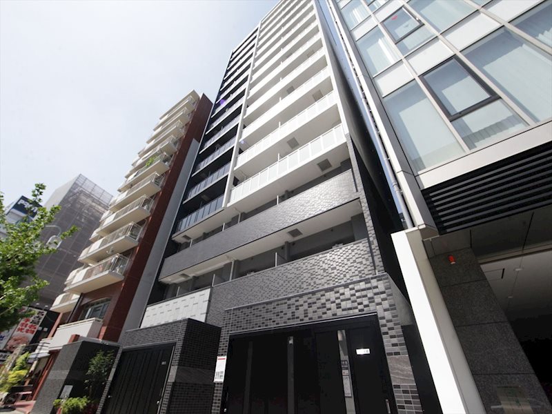 建物外観　外観　分譲賃貸　オートロック　TVモニターホン宅配BOX完備