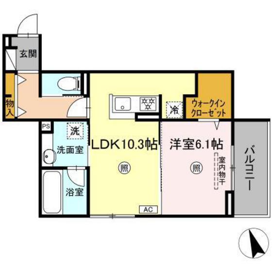 ｏｎｅｗｉｄｅ祇園の間取り