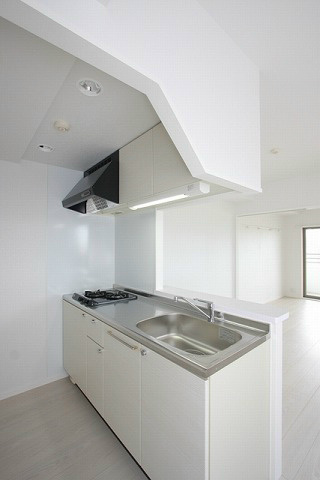 キッチン　2口ガスコンロ付