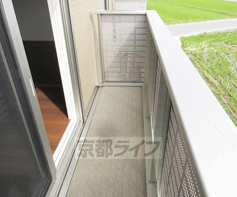 バルコニー　洗濯物も良く乾きます