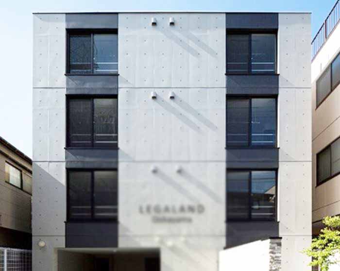 建物外観　★デザイナーズ物件、外壁コンクリート造★