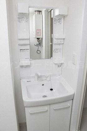 洗面設備　詳細は、ウィンドワード中の島店までご相談下さい。
