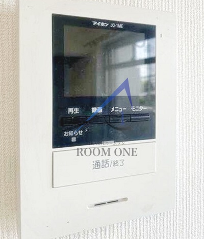 セキュリティ　モニター付きインターホンです。