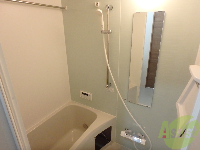 バス・シャワールーム　追い炊き機能がある浴室です、寒い日は湯につかりましょう