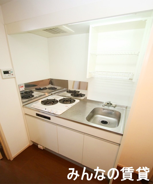 キッチン　★２口コンロ付きのシステムキッチンです！★