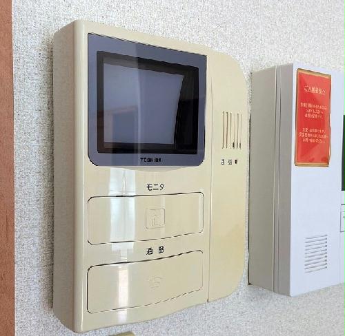 セキュリティ　モニター付きインターホン