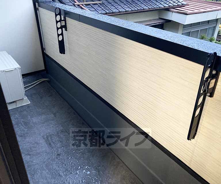 バルコニー　洗濯物たくさん干せます