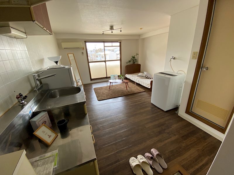 キッチン　ガスコンロ２口設置できます