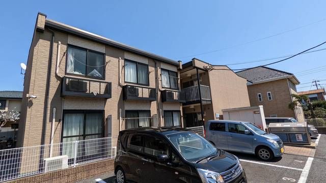 建物外観　家電付きですぐに新生活スタートできますね