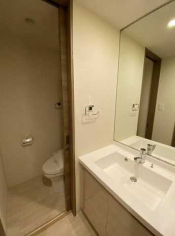 洗面設備　プレディアンスフォート田端の洗面所