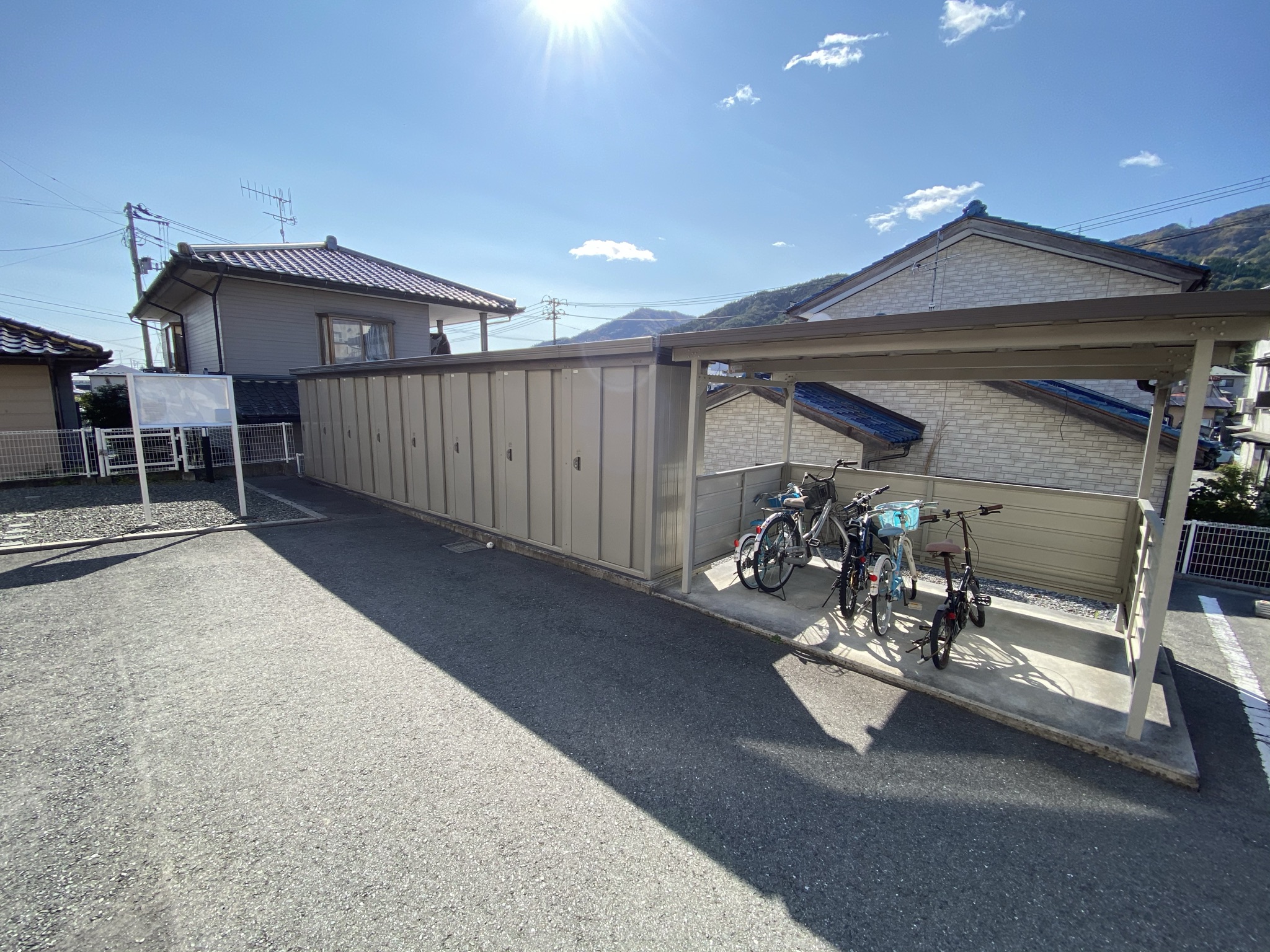 その他設備　外物置は各室完備