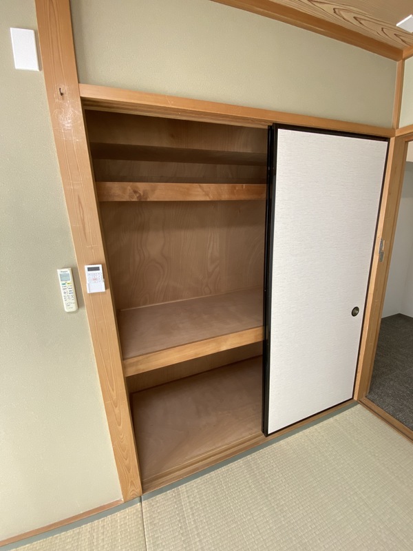 収納　収納のためのスペースです