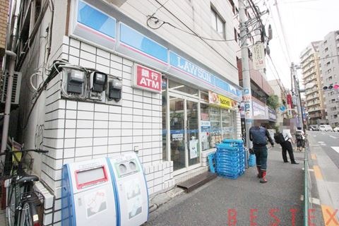 コンビニ　ローソン千駄木店（コンビニ）まで342m