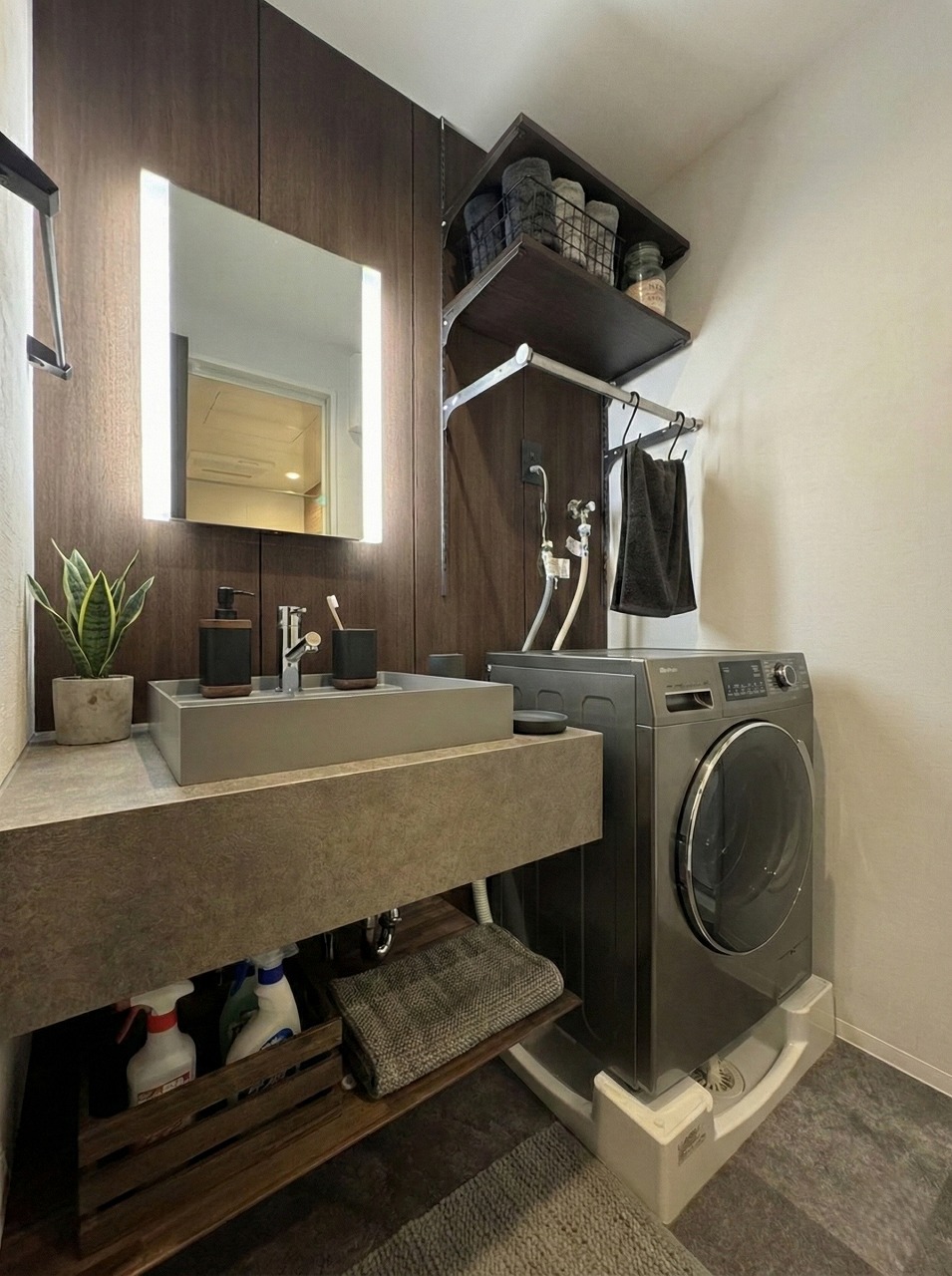 洗面設備　※家具・小物はCG合成です。