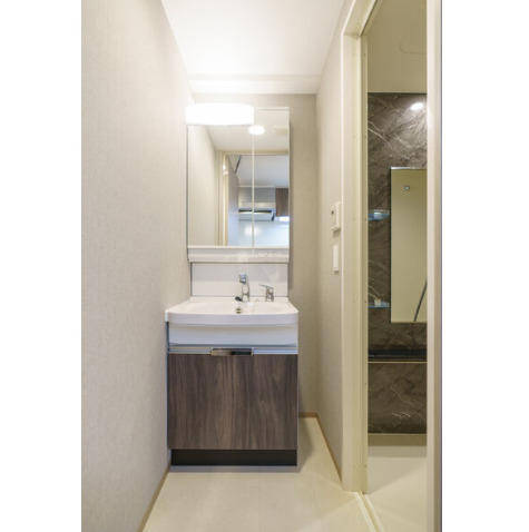 洗面設備　※同物件他部屋写真 反転、色違いの場合有 現況優先