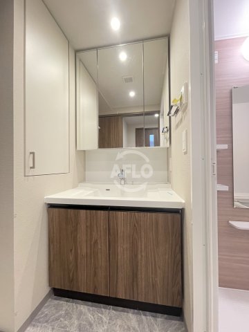 洗面設備　ジオエント新町　独立洗面台