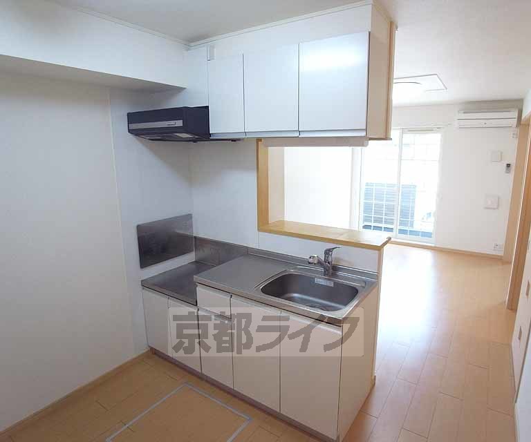 キッチン　二口ガスコンロ設置可能です。