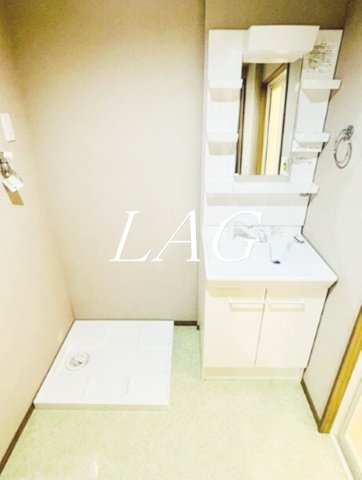 洗面設備　洗面台です。