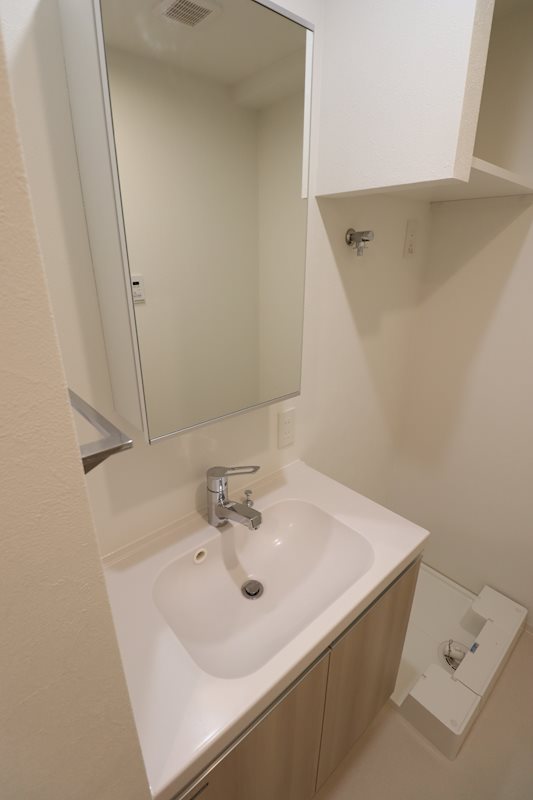 洗面設備　使いやすい洗面所です