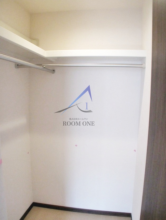 収納　ウォークインクローゼットです。