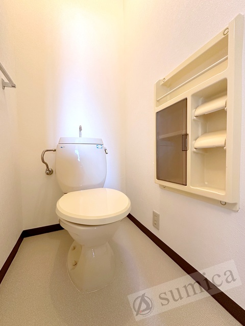 トイレ　収納棚が嬉しいです♪♪
