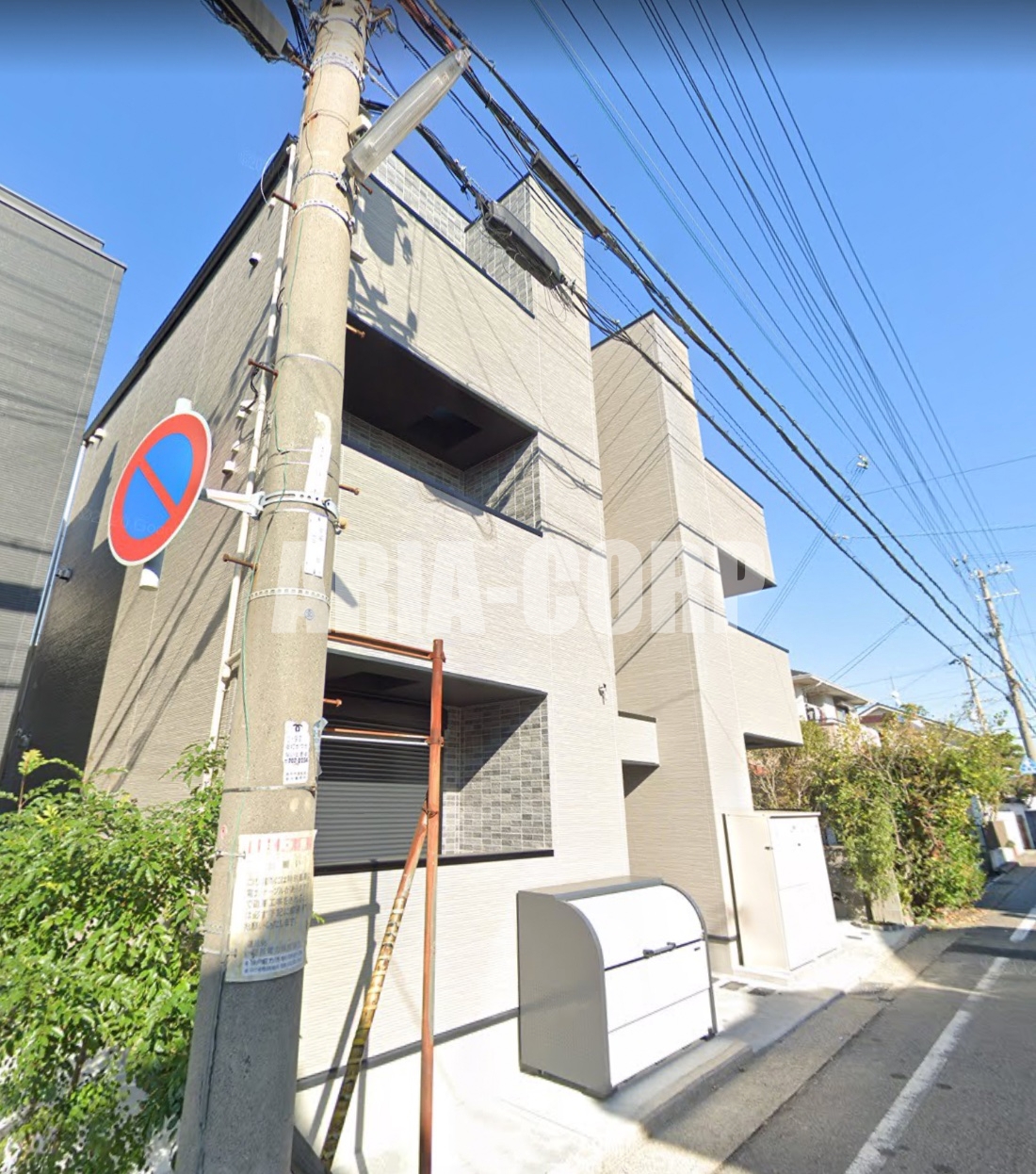 建物外観　2018年完成、大手ハウスメーカー施工デザイナーズアパート！