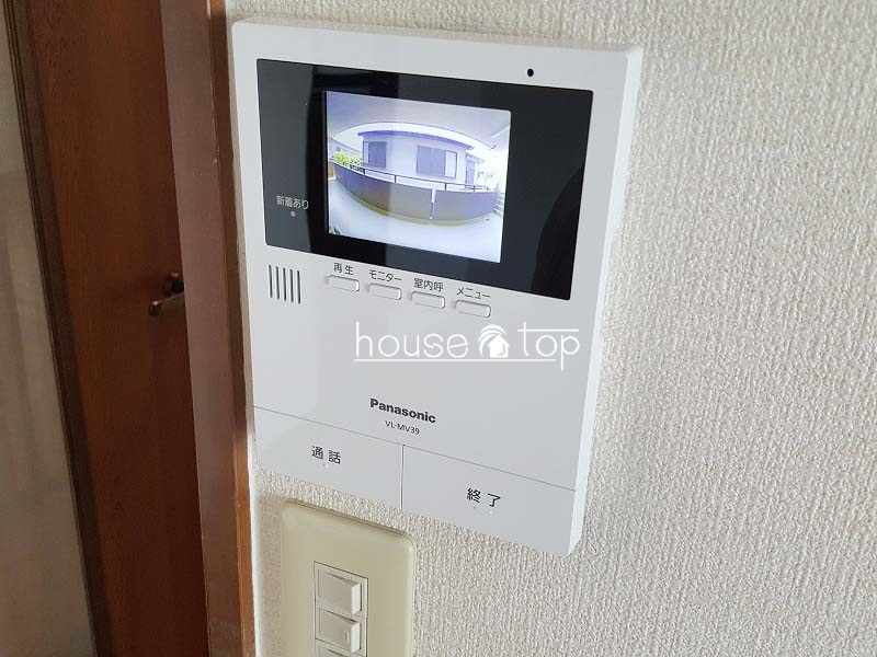 セキュリティ　ＴＶモニターホン！防犯面も安心ですね♪