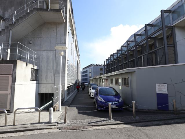 大学・短大　神奈川大学体育館側入り口（大学・短大）まで460m