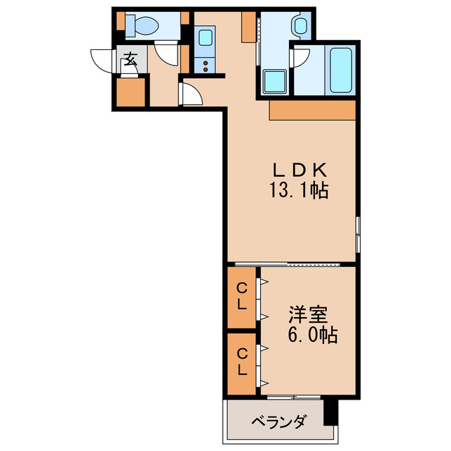 ルシェット白川公園の間取り写真