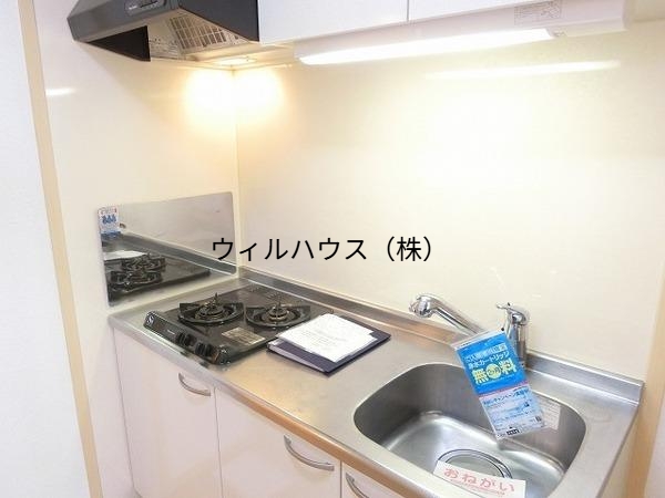 キッチン　２口ガスコンロ！