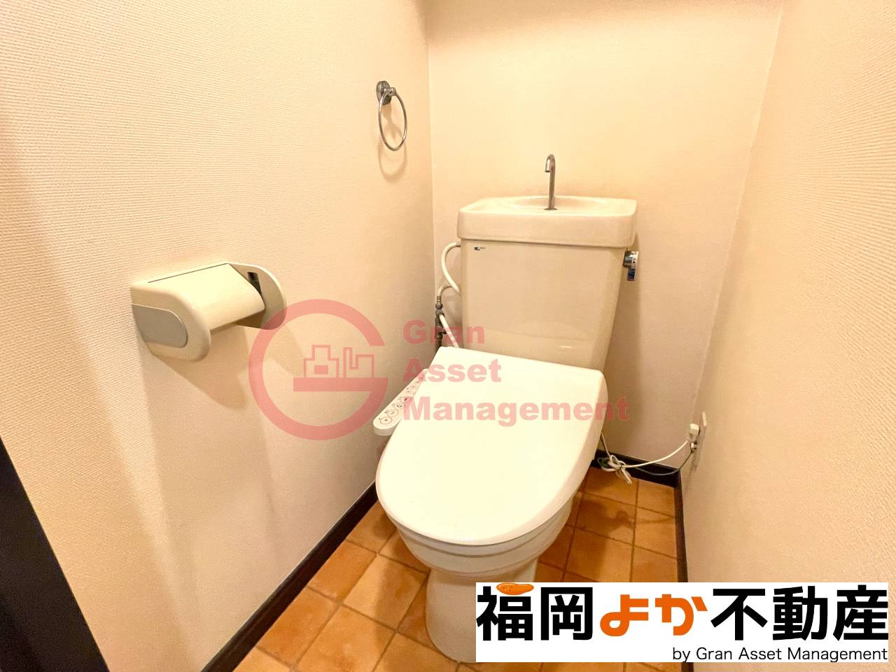 トイレ　ゆったりとした空間のトイレです