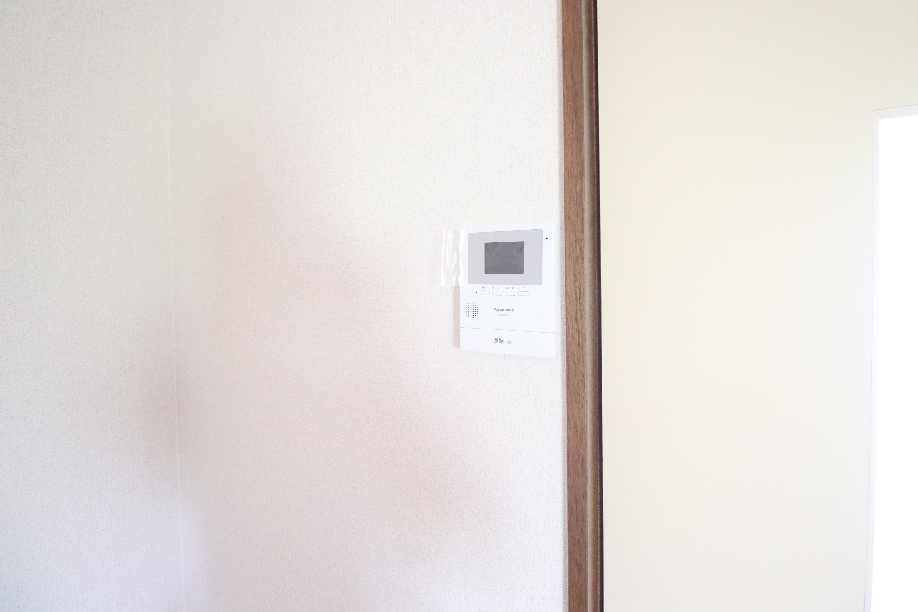 セキュリティ　TVモニター付きで安心のインターホン♪