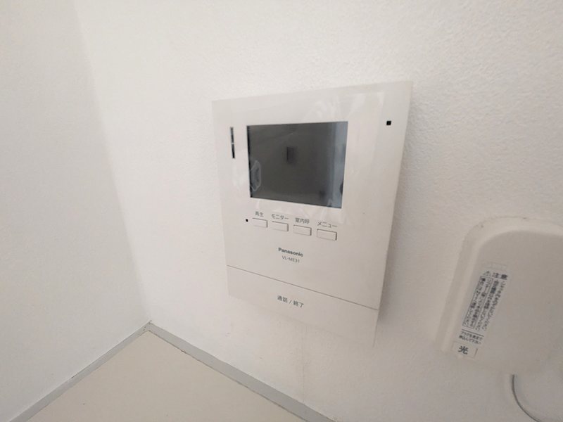 セキュリティ　2026年7月 モニター付インターホン新規設置！来訪者の確認