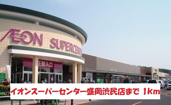 ショッピングセンター　イオンスーパーセンター盛岡渋民（ショッピングセンター）まで1000m