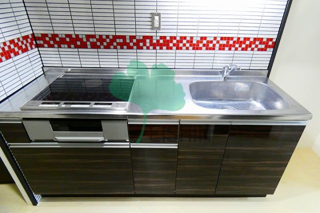 キッチン　シンプルな清潔感のあるキッチンです！