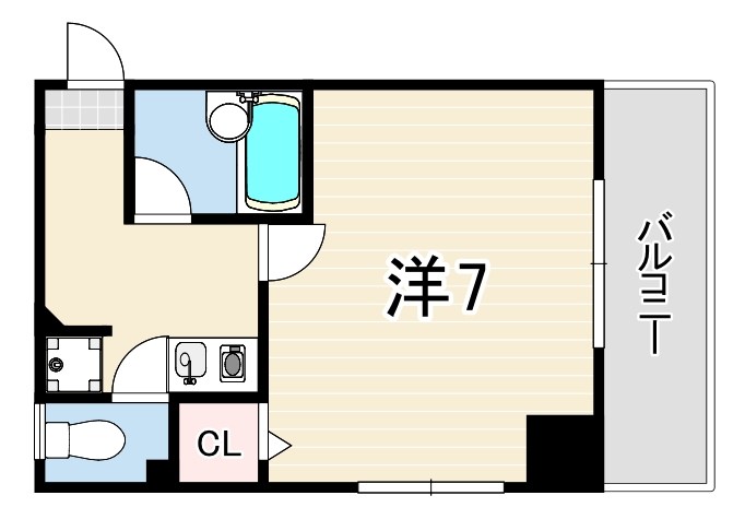 フロ-ラ本山の間取り写真