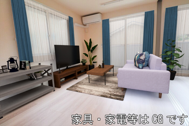 居室・リビング　ＬＤＫ（家具・家電等はＣＧです）