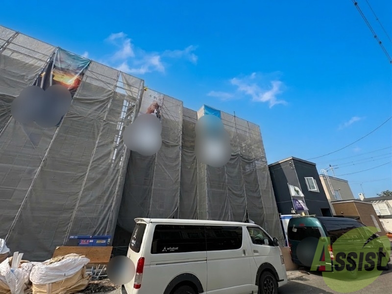 地下鉄東西線 南郷７丁目駅 徒歩10分 4階建 新築の外観写真