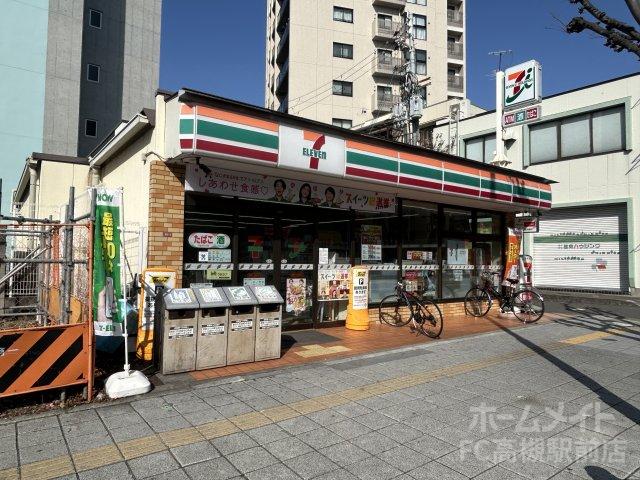 コンビニ　セブン-イレブン 高槻上田辺町店（コンビニ）まで140m