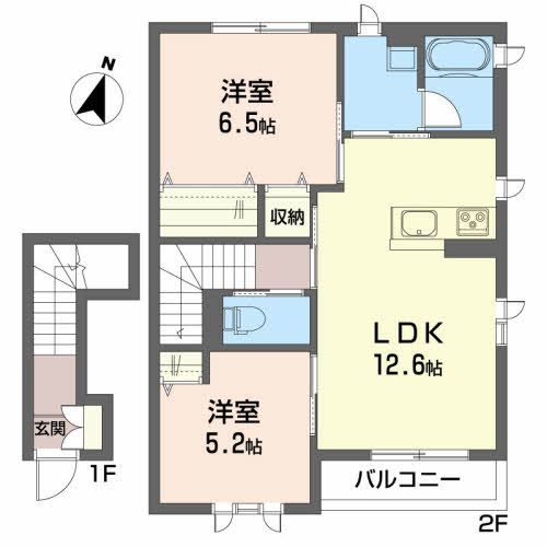 シャーメゾン台新の間取り写真