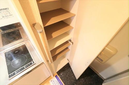 玄関　大型シューズボックス完備により女性でも収納安心